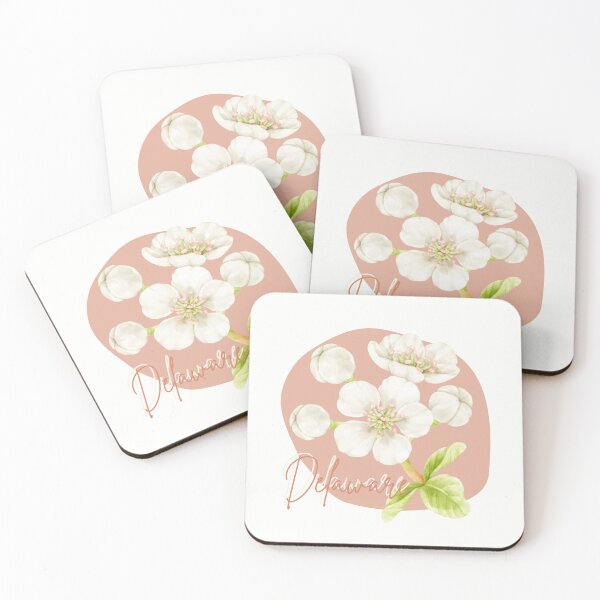 Item preview, Delaware State Flower Peach Blossom Classic T-shirt Sticker designed and sold by ThinkNature!.