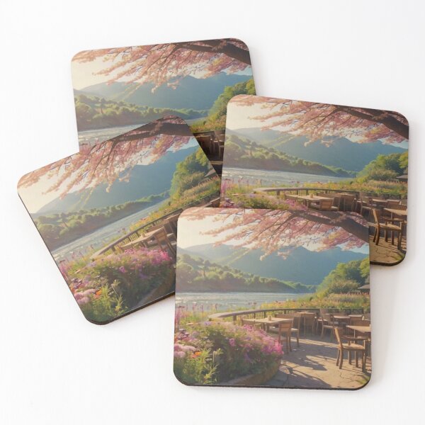 Item preview, Riverfront Café in Bloom designed and sold by BlareBlare.