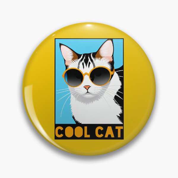 Item preview, Fun Cool Cat designed and sold by Nostalgia Busters.