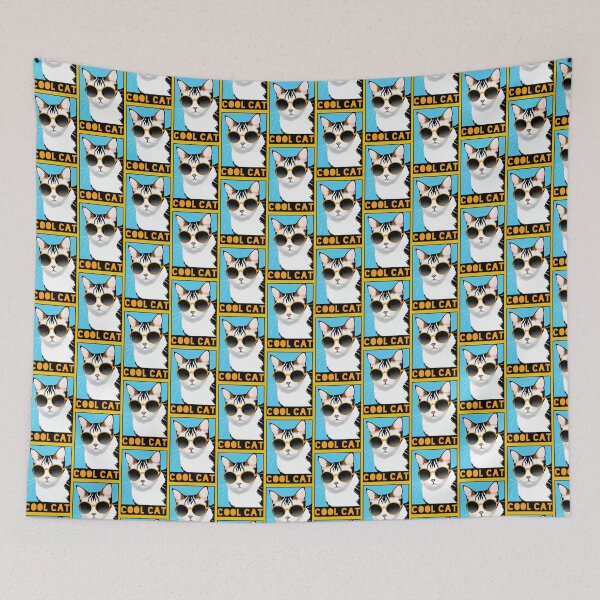 Item preview, Fun Cool Cat designed and sold by Nostalgia Busters.