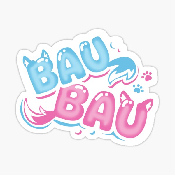 Item preview, Fuwamoco BAU BAU designed and sold by JellyLaSticker.
