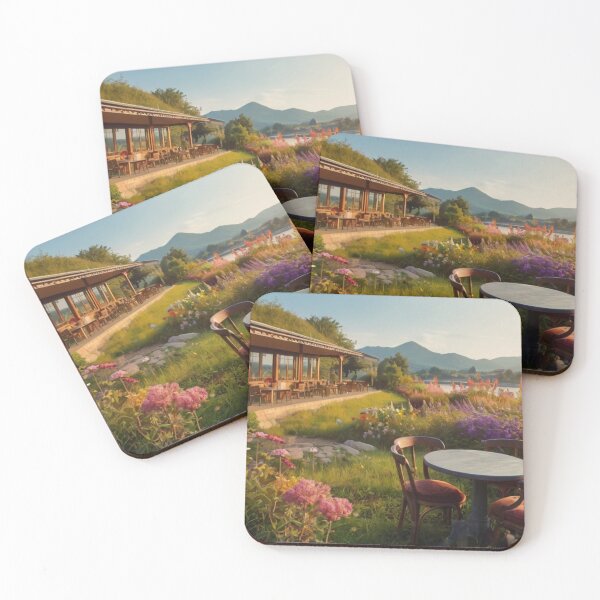 Item preview, Café in the Meadow of Dreams designed and sold by BlareBlare.