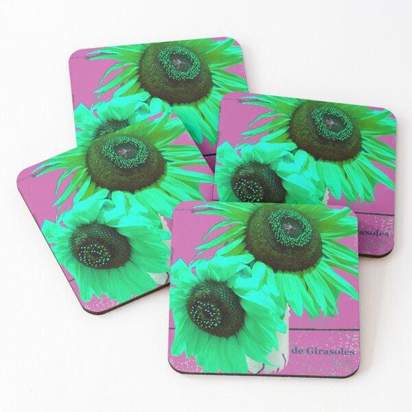 Item preview, de Girasoles pink/green designed and sold by rubiinspirations.