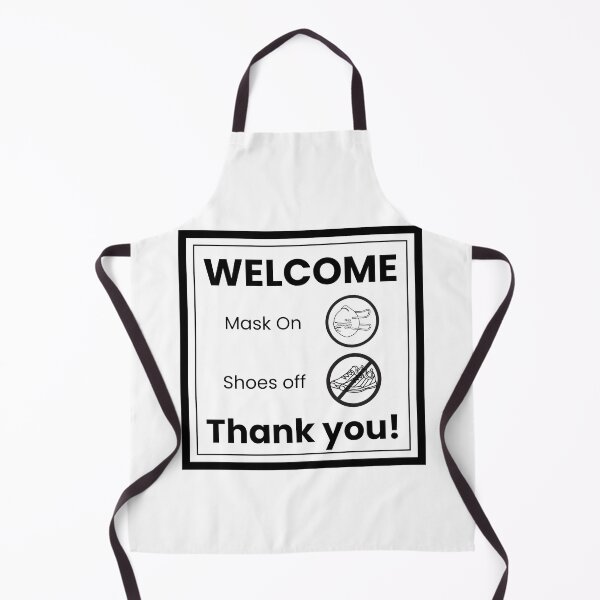 Item preview, Welcome Sign: Mask On Shoes Off designed and sold by sarahelainepdx.