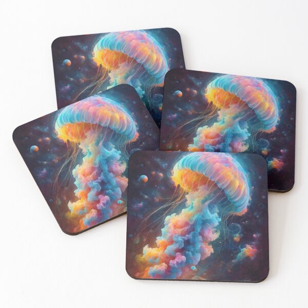 Item preview, Cosmic Jellyfish Artwork designed and sold by Nostalgia Busters.