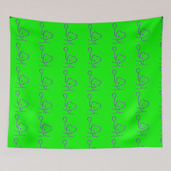 Item preview, Purple Balloon Dance Neon Green 80s vibe designed and sold by MagentaTwilight.