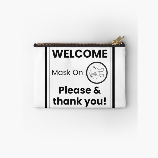 Item preview, Welcome Sign Mask On Please and Thank you designed and sold by sarahelainepdx.