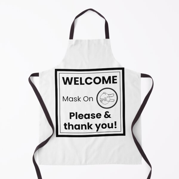 Item preview, Welcome Sign Mask On Please and Thank you designed and sold by sarahelainepdx.