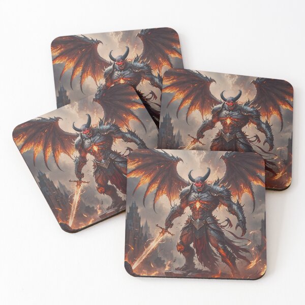 Item preview, Mythical Fiery Demon designed and sold by Nostalgia Busters.