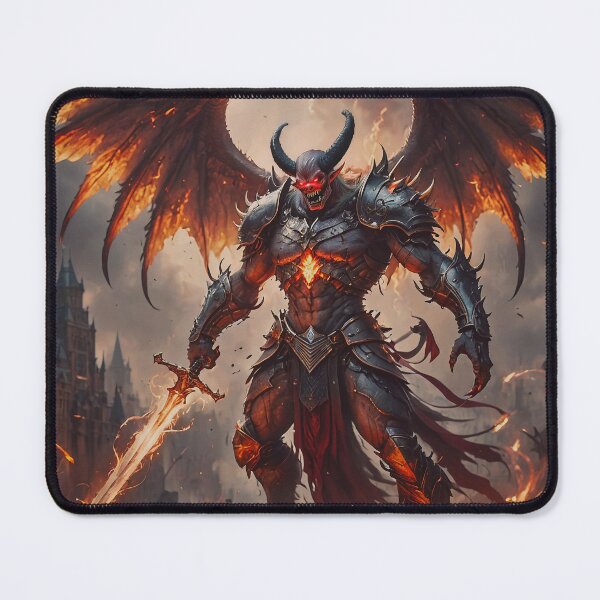 Item preview, Mythical Fiery Demon designed and sold by Nostalgia Busters.