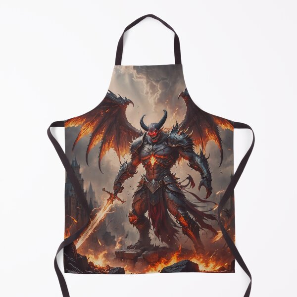 Item preview, Mythical Fiery Demon designed and sold by Nostalgia Busters.