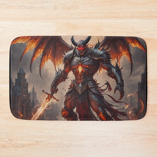 Item preview, Mythical Fiery Demon designed and sold by Nostalgia Busters.