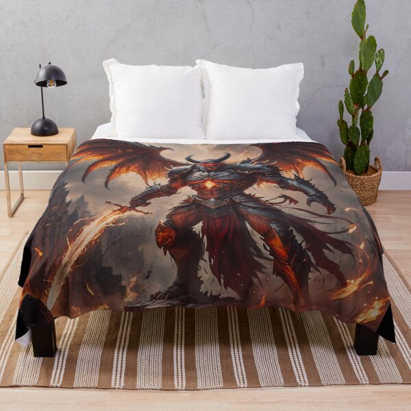 Item preview, Mythical Fiery Demon designed and sold by Nostalgia Busters.