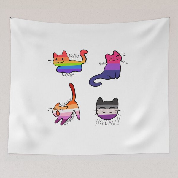 Item preview, Cute LGBT kitty cats designed and sold by Vettin-Arts.