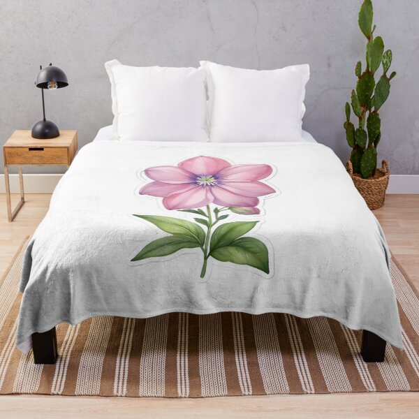 Item preview, Pink Balloon Flower (Platycodon grandiflorus) designed and sold by HOMETOWN86.