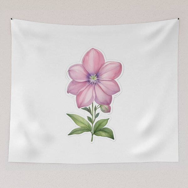 Item preview, Pink Balloon Flower (Platycodon grandiflorus) designed and sold by HOMETOWN86.