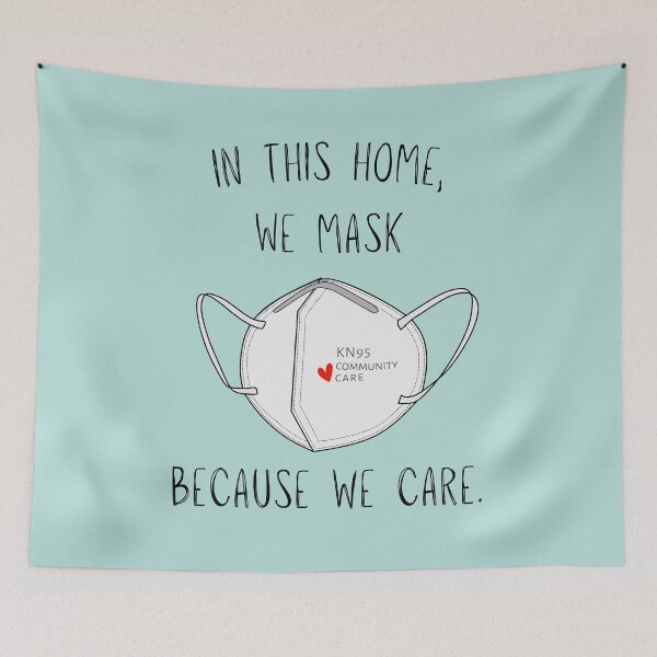 Item preview, Home Mask Sign, Community Care designed and sold by sarahelainepdx.