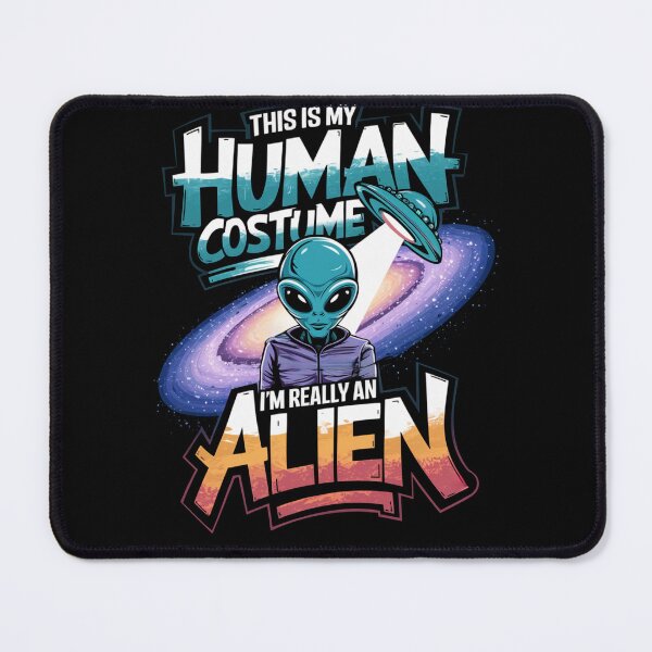 Item preview, This is My Human Costume I'm Really An Alien Graffiti Art Funny designed and sold by CreativeAr.