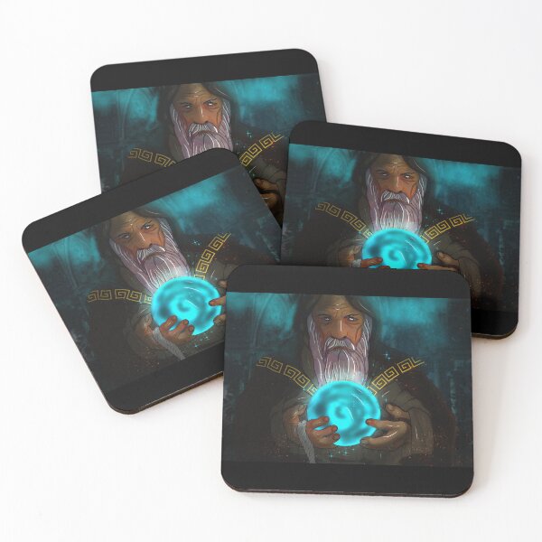 Item preview, Magical old man with crystal ball designed and sold by Joncasmiart.