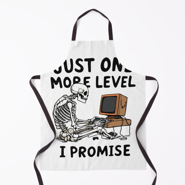 Item preview, Just One More Level, I Promise Skeleton designed and sold by HelicalCreative.