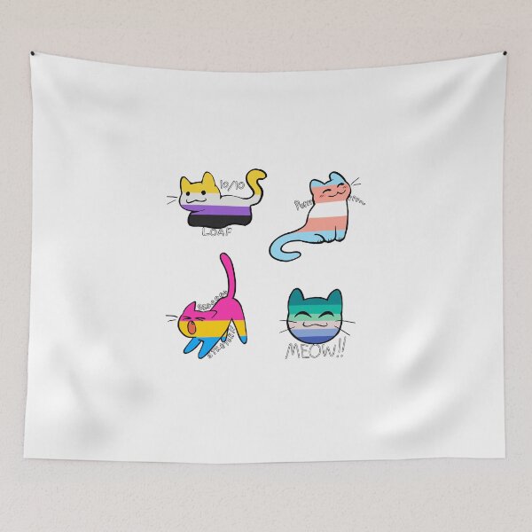 Item preview, Cute LGBT kitty cats designed and sold by Vettin-Arts.