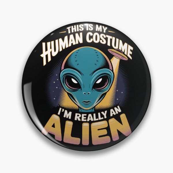 Item preview, This is My Human Costume I'm Really An Alien UFO Fun designed and sold by CreativeAr.