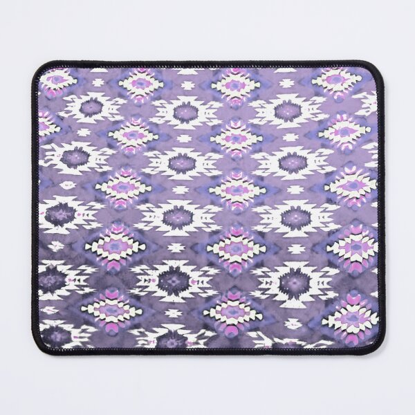 Item preview, Indigenous textile lilac purple pattern designed and sold by AuroraXGreen.