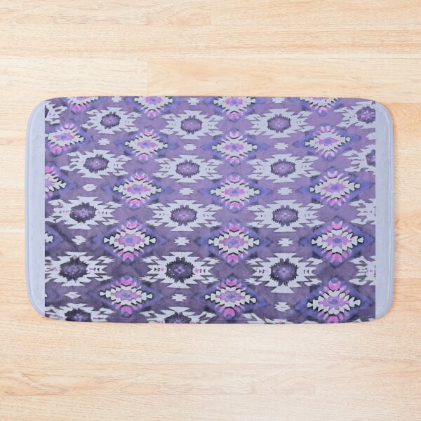 Item preview, Indigenous textile lilac purple pattern designed and sold by AuroraXGreen.