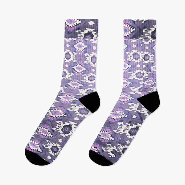 Item preview, Indigenous textile lilac purple pattern designed and sold by AuroraXGreen.