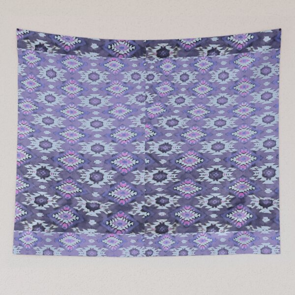 Item preview, Indigenous textile lilac purple pattern designed and sold by AuroraXGreen.