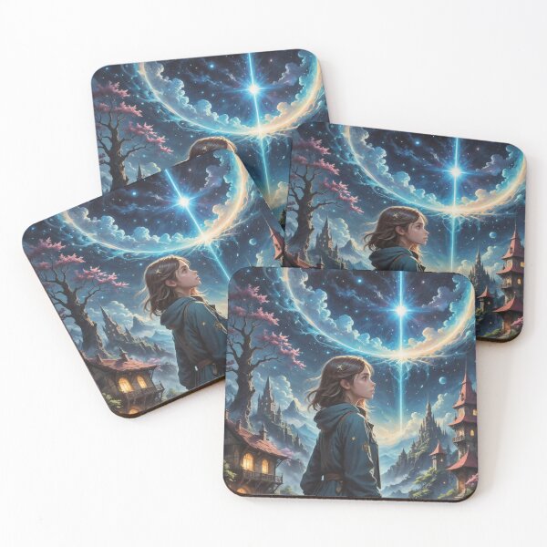 Item preview, Enchanting Fantasy Night Sky Scene designed and sold by Nostalgia Busters.