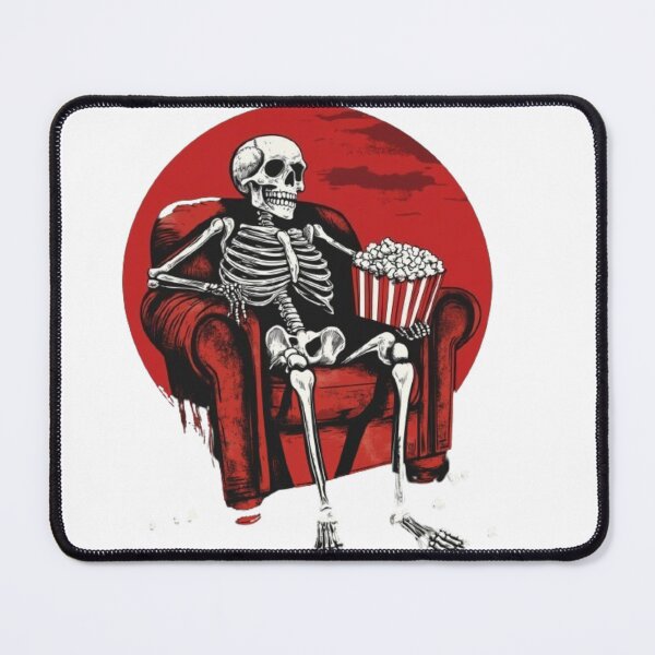 Item preview, Binge and Chills - Skeleton Lounging with Remote Control Design designed and sold by gk-creations.