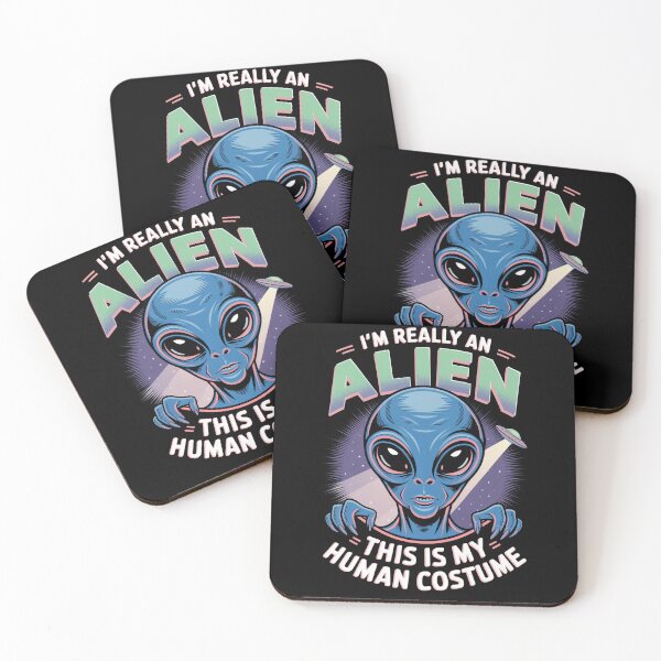 Item preview, This is My Human Costume I'm Really An Alien UFO Funny designed and sold by CreativeAr.