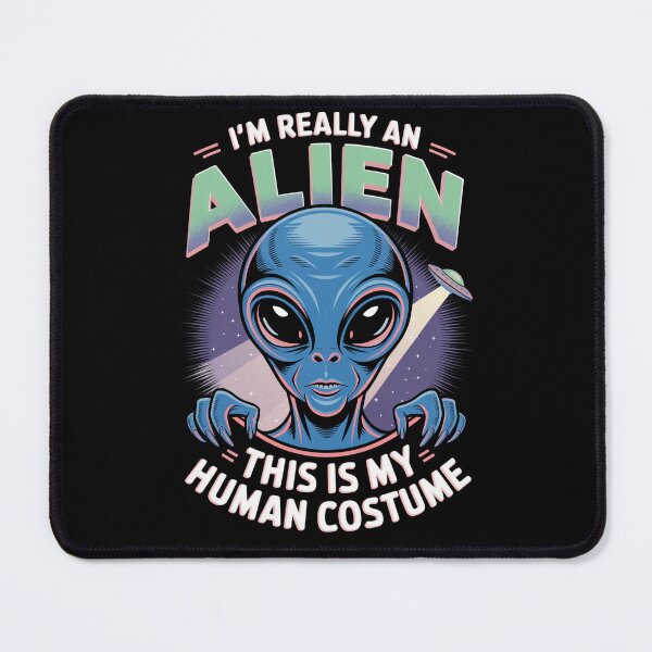 Item preview, This is My Human Costume I'm Really An Alien UFO Funny designed and sold by CreativeAr.