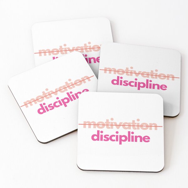 Item preview, Motivation Discipline Pink Beige Design SolaAndSoli designed and sold by SolaAndSoli.