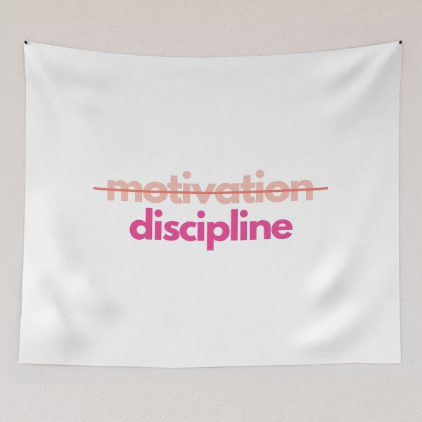 Item preview, Motivation Discipline Pink Beige Design SolaAndSoli designed and sold by SolaAndSoli.