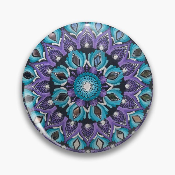 Item preview, Cool dot mandala flower  designed and sold by Teigzybee.