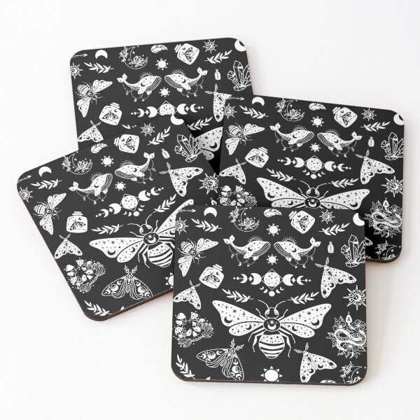 Item preview, Celestial Witchy Moth Goth Print designed and sold by Alternatots.