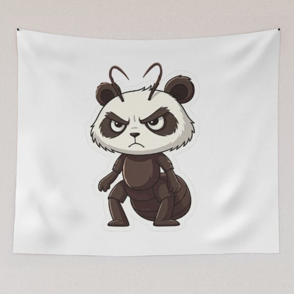 Item preview, Grumpy Panda Ant designed and sold by StickersRyous.