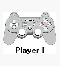 Player 1 Photographic Print