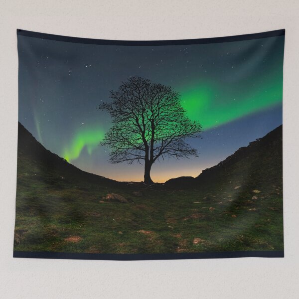 Item preview, Sycamore Gap Northern Lights designed and sold by Alisonchambers2.