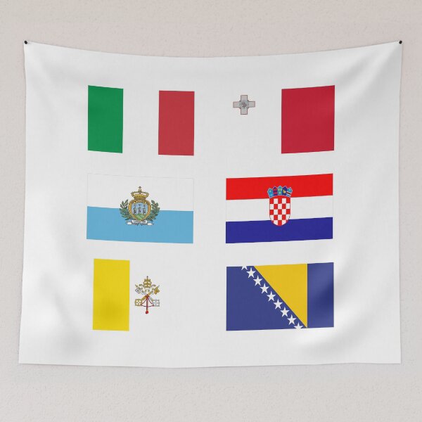Item preview, Europe country flag pack of 6 ,pack no.6 designed and sold by Tinybluebird.