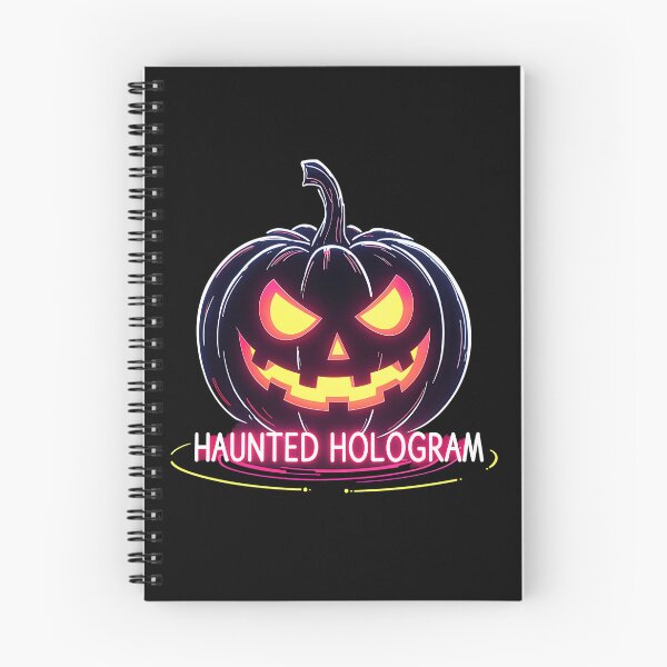 Item preview, Neon Haunted Pumpkin - Halloween Hologram  designed and sold by Taans-Creation.