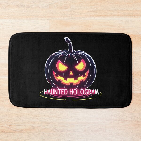 Item preview, Neon Haunted Pumpkin - Halloween Hologram  designed and sold by Taans-Creation.
