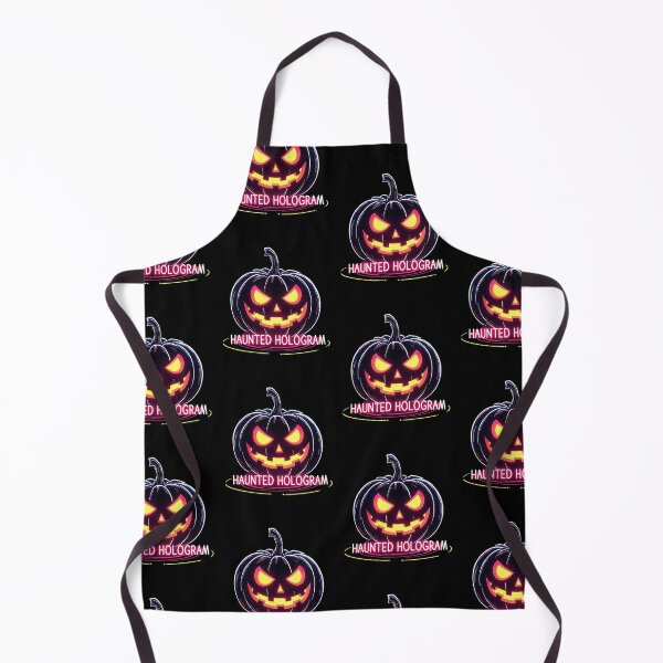 Item preview, Neon Haunted Pumpkin - Halloween Hologram designed and sold by Taans-Creation.