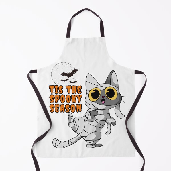 Artikelvorschau, Gruseliges Halloween-Katzenmumie-Design entworfen und verkauft von ProWittyDesigns.
