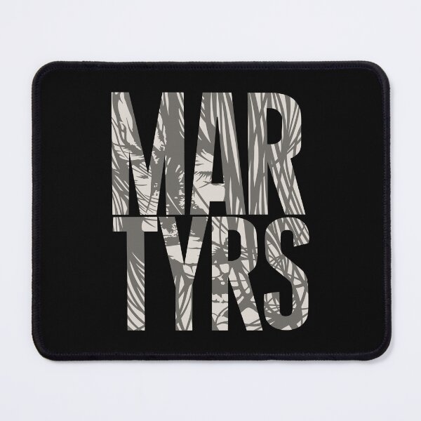 Item preview, Martyrs French horror movie Typography white designed and sold by LapinMagnetik.