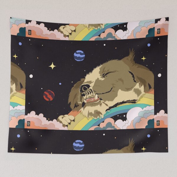 Item preview, SLEEPING DOG SHIH TZU RAINBOW SHIRT designed and sold by aydapadi.