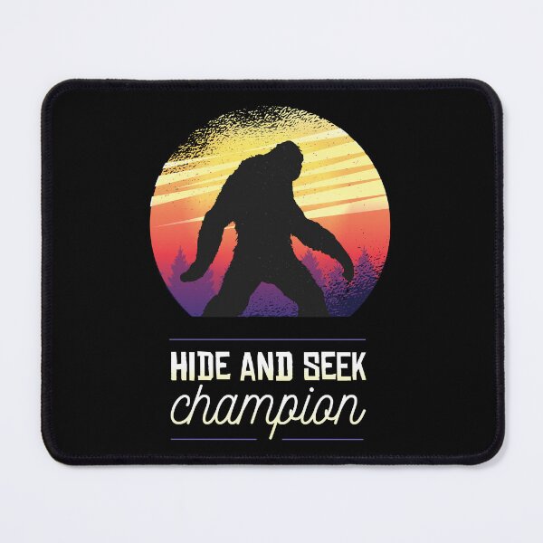 Item preview, Hide and Seek Champion | Bigfoot Silhouette with Vintage Sunset designed and sold by TurtleDojo.