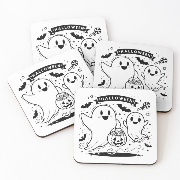 Item preview, Halloween's Cutest Ghostly Duo designed and sold by Thai Vibe Studio.